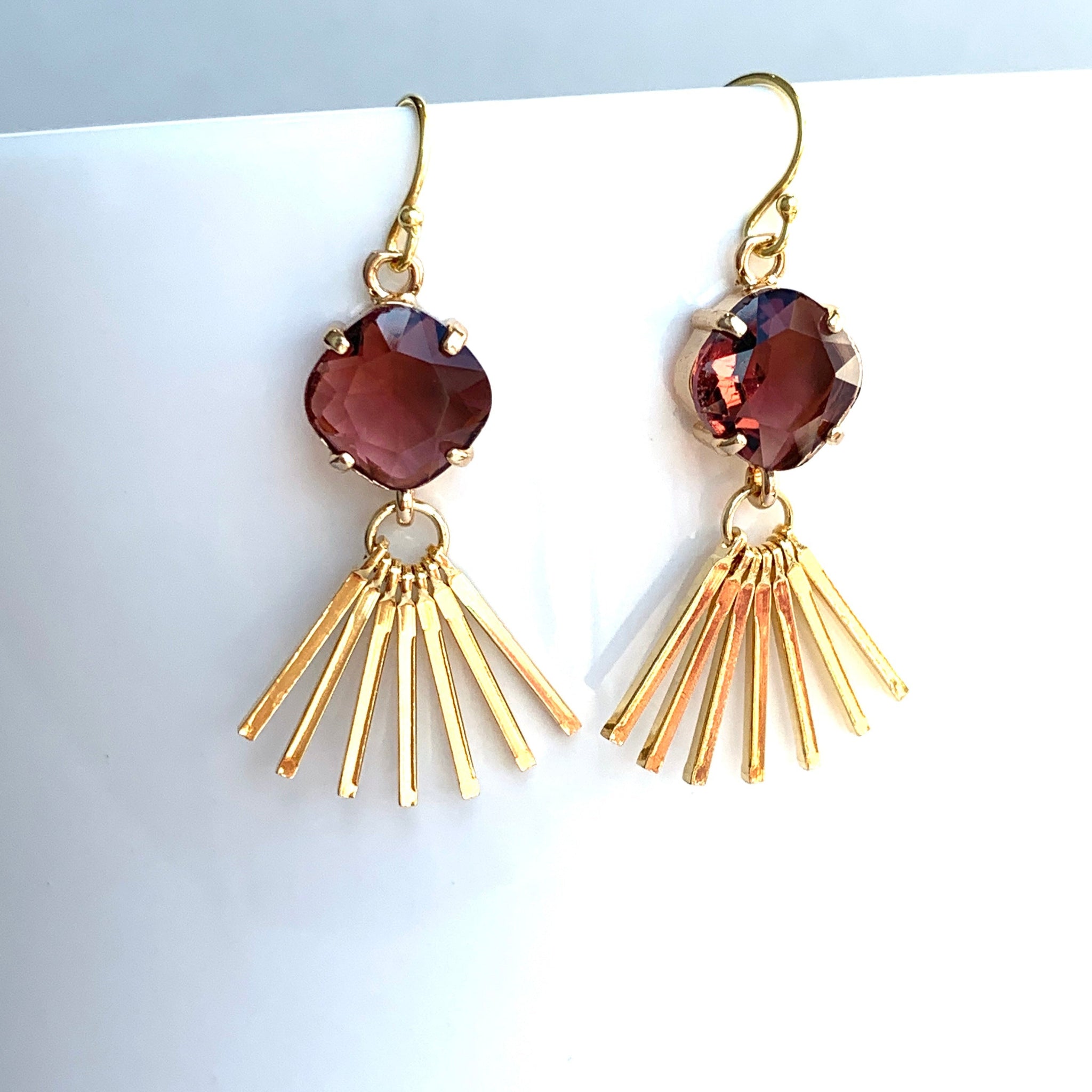 Buy Antico Bollywood style ethnic Maroon Color Oxidized Jhumka Earrings for  Women and Girls Online at Best Prices in India - JioMart.
